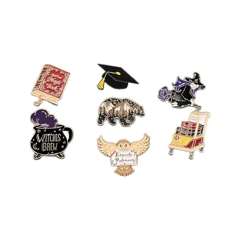 새로운 영화 상품 브로치, 금속 배지, 레트로 대학 스 - Anime Kingdom Merchandise 리뷰 및 가격
