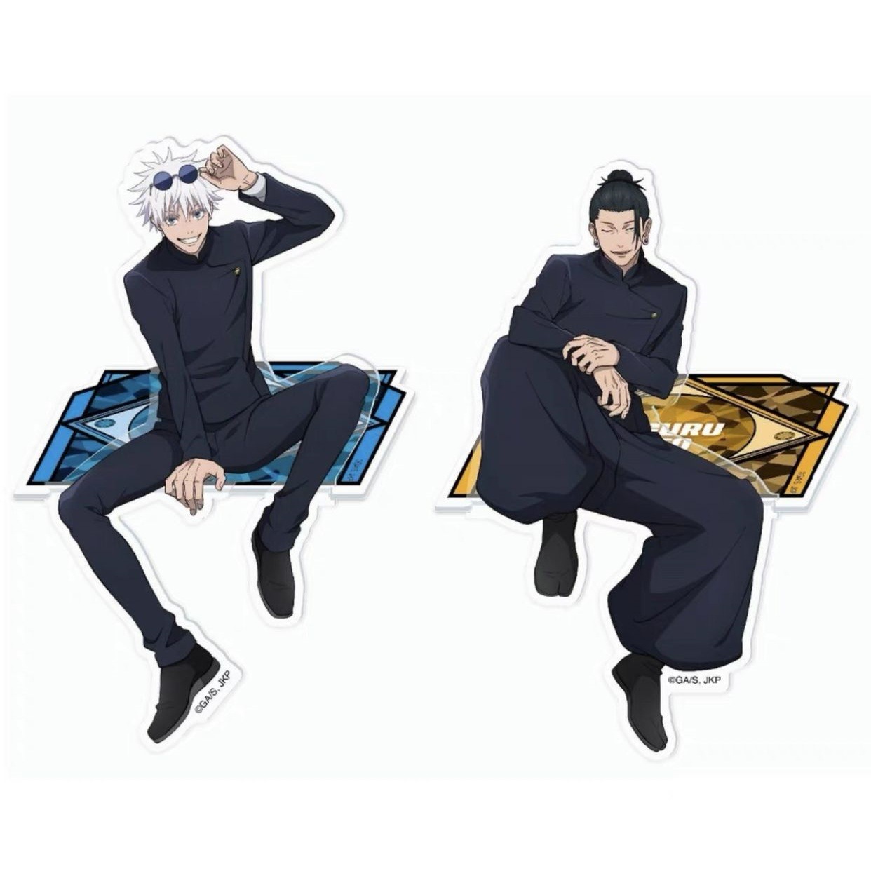 주술회센 고죠 사토루 게토 슈구루 아크릴 스탠드 피규어 - Gojo Anime Merchandise 리뷰 및 가격