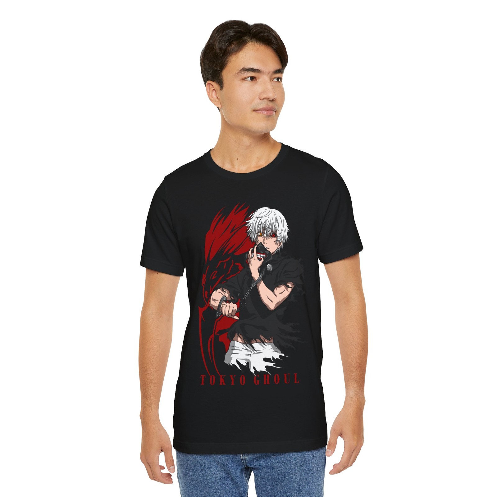 도쿄 구울 애니메이션 티셔츠, 남녀공용 반팔 티셔츠,  - Anime Merchandise For Men 리뷰 및 가격